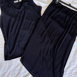Chico’s Fringe Top & long Skirt Set.